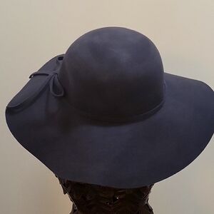 Wide Brim Floppy Hat 100% Wool